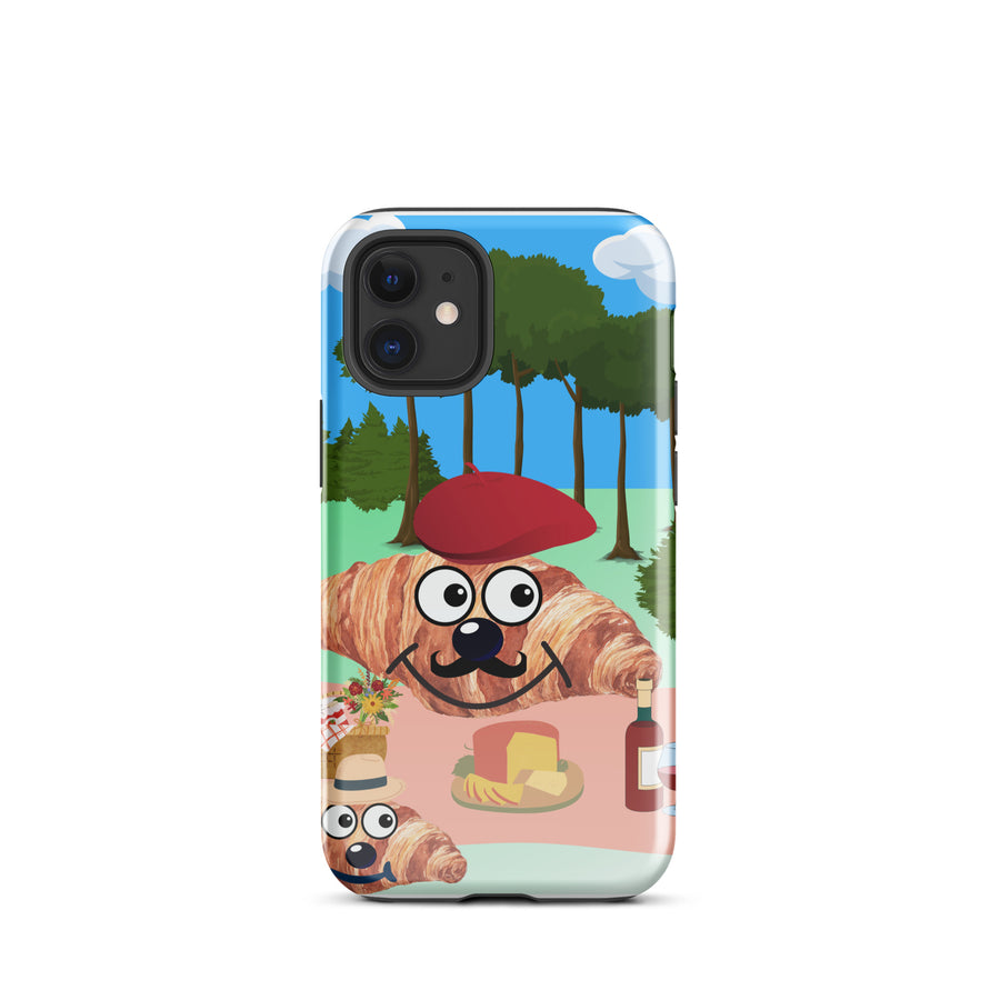 Picnic avec bébé Croissant Tough Case for iPhone®