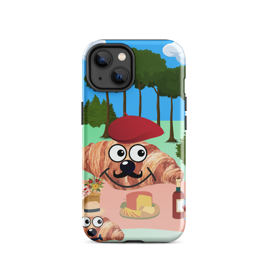 Picnic avec bébé Croissant Tough Case for iPhone®