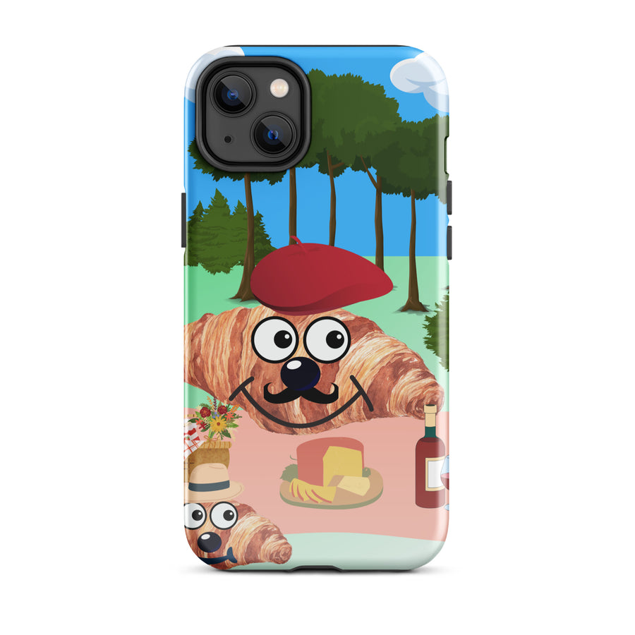 Picnic avec bébé Croissant Tough Case for iPhone®