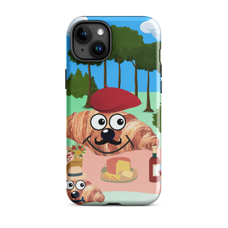 Picnic avec bébé Croissant Tough Case for iPhone®