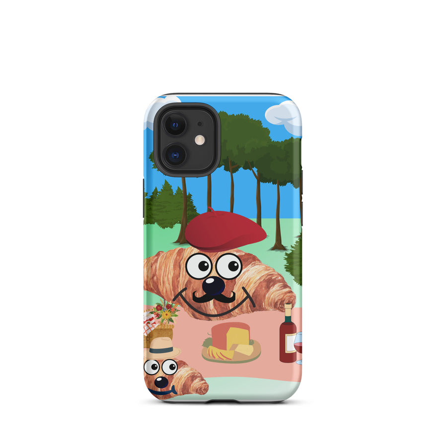 Picnic avec bébé Croissant Tough Case for iPhone®