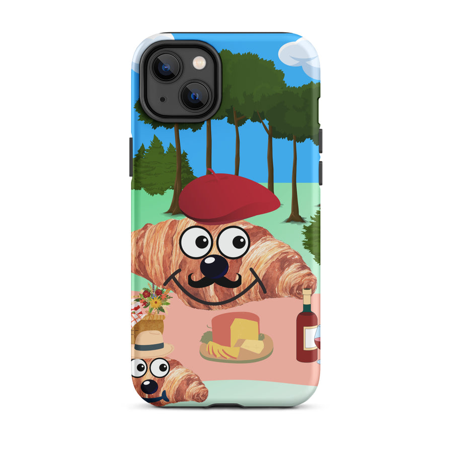 Picnic avec bébé Croissant Tough Case for iPhone®