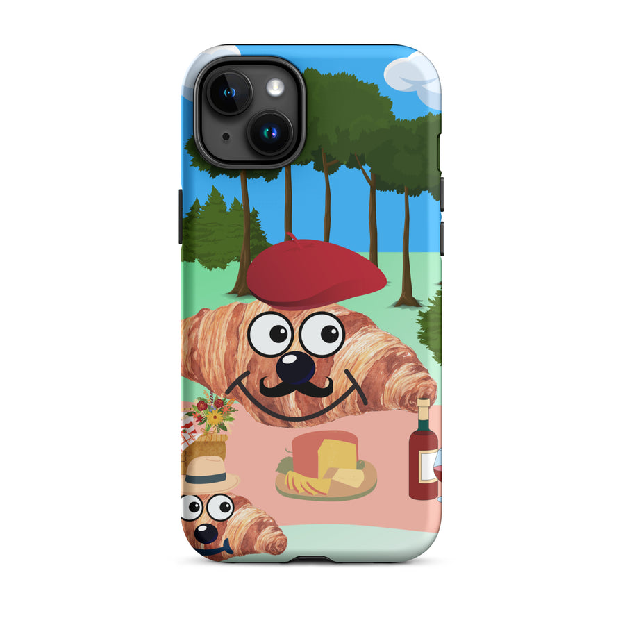 Picnic avec bébé Croissant Tough Case for iPhone®