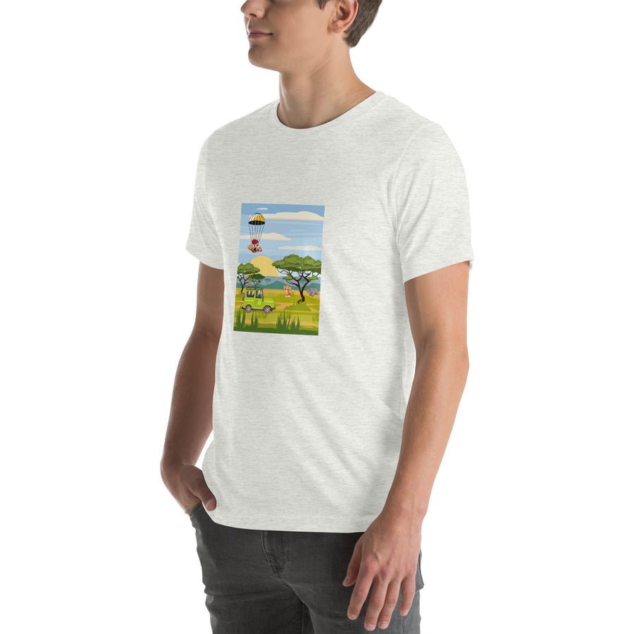 Le Safari de Croissants Unisex t-shirt