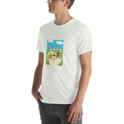 Monsieur Croissant at the Farm Unisex t-shirt