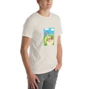 Monsieur Croissant at the Farm Unisex t-shirt