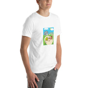 Monsieur Croissant at the Farm Unisex t-shirt