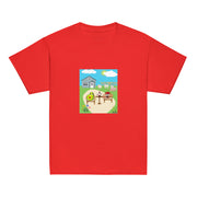 Monsieur Croissant at the Farm Youth classic tee